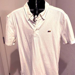 Short Sleeve Five Four Club Polo - White